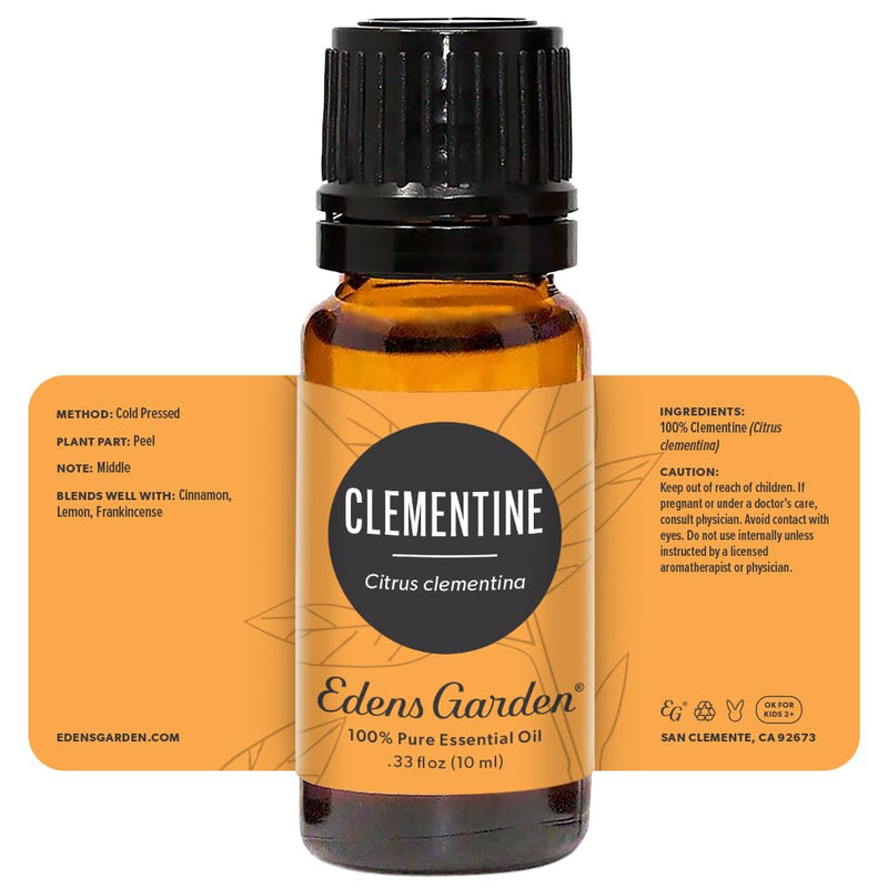 Edens Garden Clementine Essential Oil - 100% Pure, Premium Grade, 10 ml