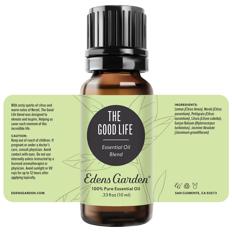 Edens Garden The Good Life Essential Oil Blend – 100% Pure Premium Grade, 10 ml