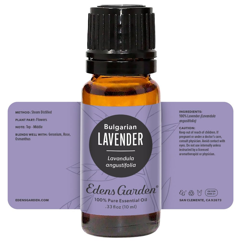 Edens Garden Lavender Bulgarian Essential Oil – 100% Pure, Premium Grade (10 ml)