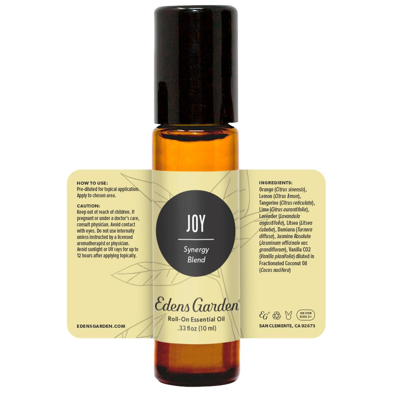 Joy Essential Oil Roll-On Blend – Edens Garden | 100% Pure, Pre-Diluted 10 ml