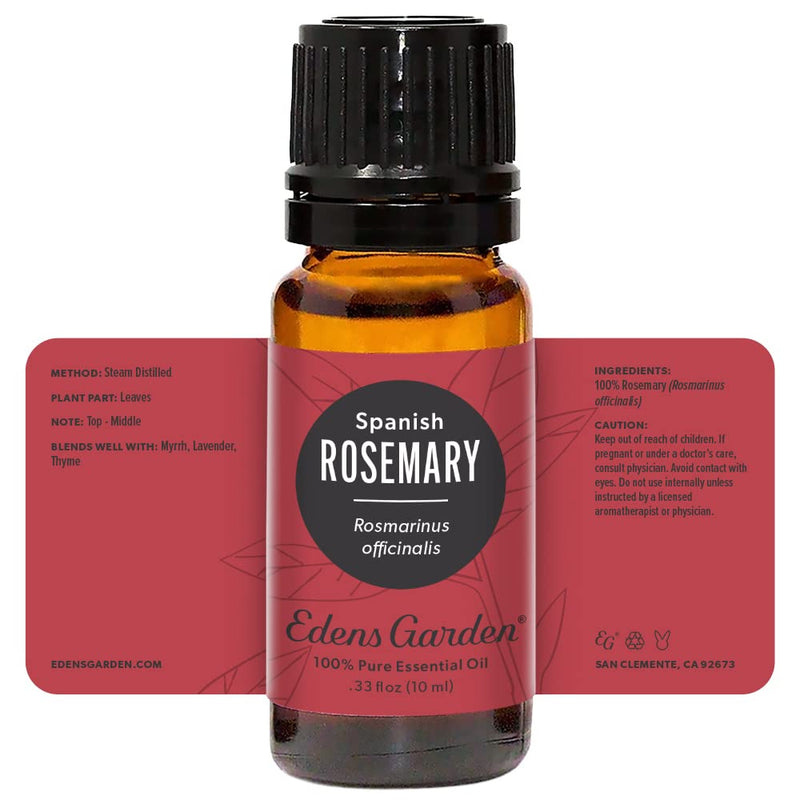Edens Garden Rosemary - Spanish Essential Oil, 10 ml | 100% Pure Premium Grade