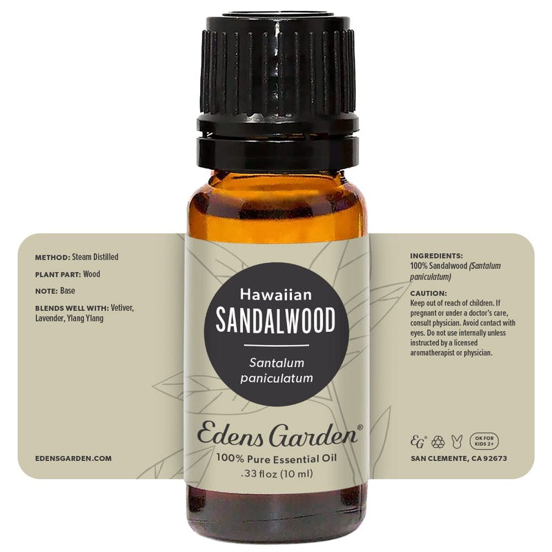 Edens Garden Sandalwood Hawaiian Essential Oil - 100% Pure Premium Grade