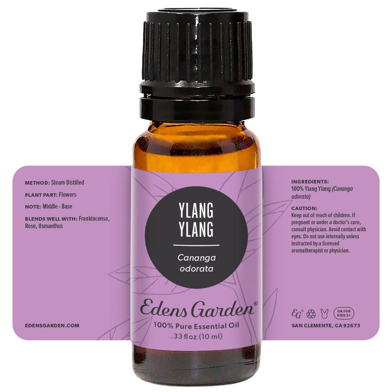 Edens Garden Ylang Ylang Essential Oil – 100% Pure, Premium Grade, 10 ml