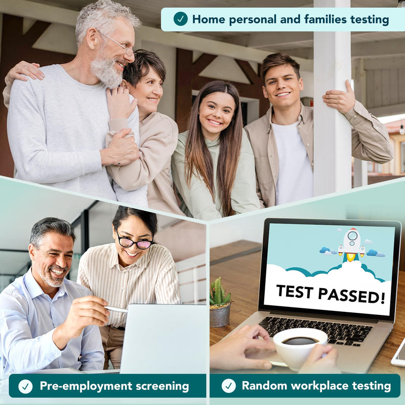 Easy@Home Marijuana Drug Test Kit (Urine) – THC Home Tests 50 ng/mL Cutoff (10 Pack) #EDTH-114