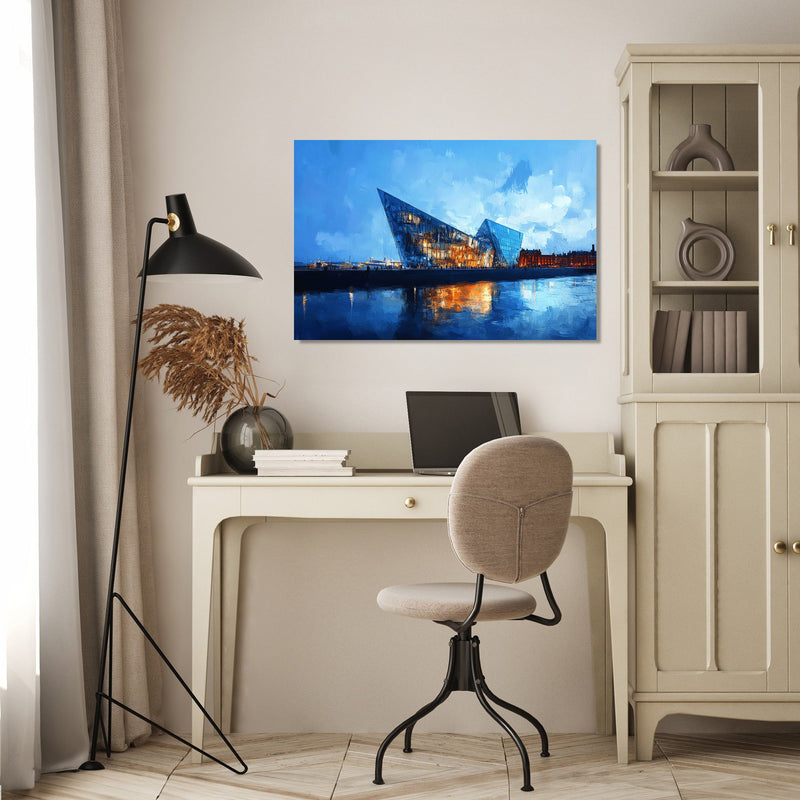 Titanic Belfast Twilight Canvas