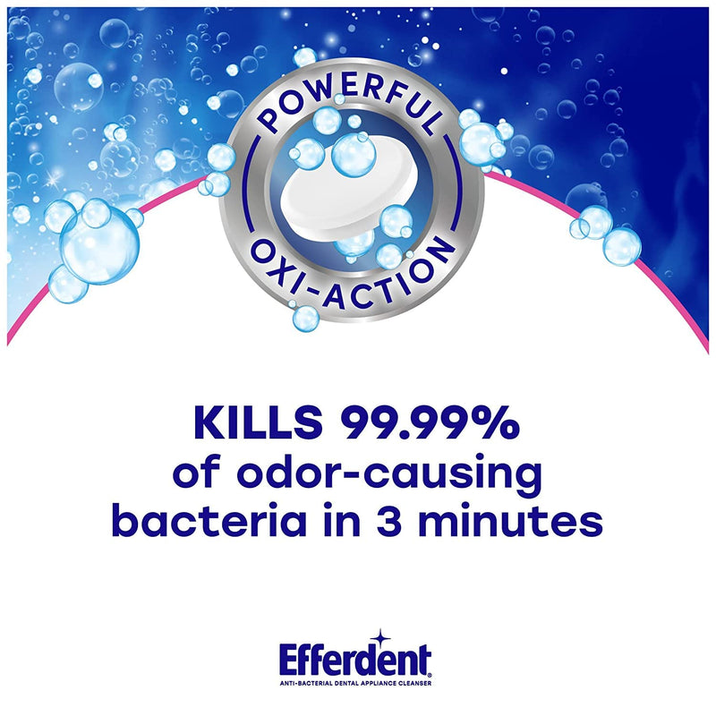 Efferdent Denture Cleaner, 102 ct | Denture Cleanser