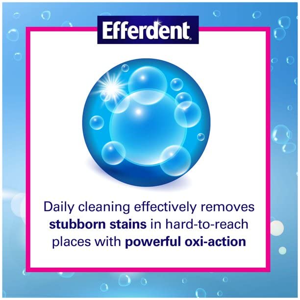 Efferdent Denture Cleanser Tablets – Complete Clean, 102 Tablets