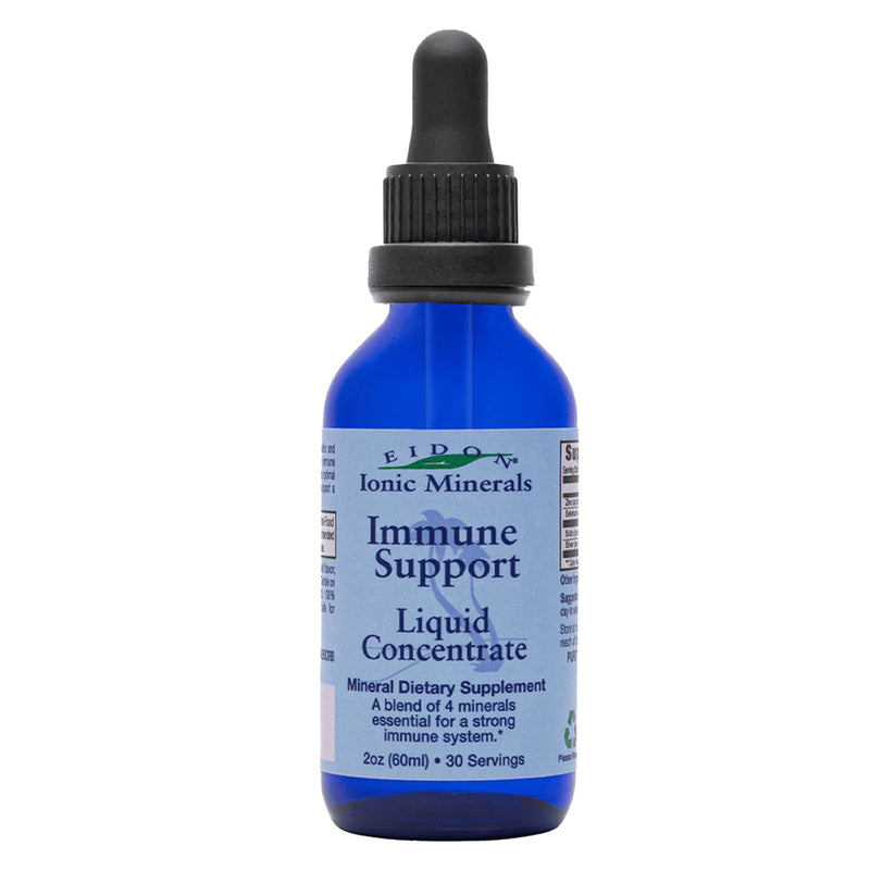 Eidon Immune Support Liquid Concentrate – Immune Booster Mineral Drops (Zinc, Selenium, Sulfur), Bioavailable, No Preservatives, 2 oz
