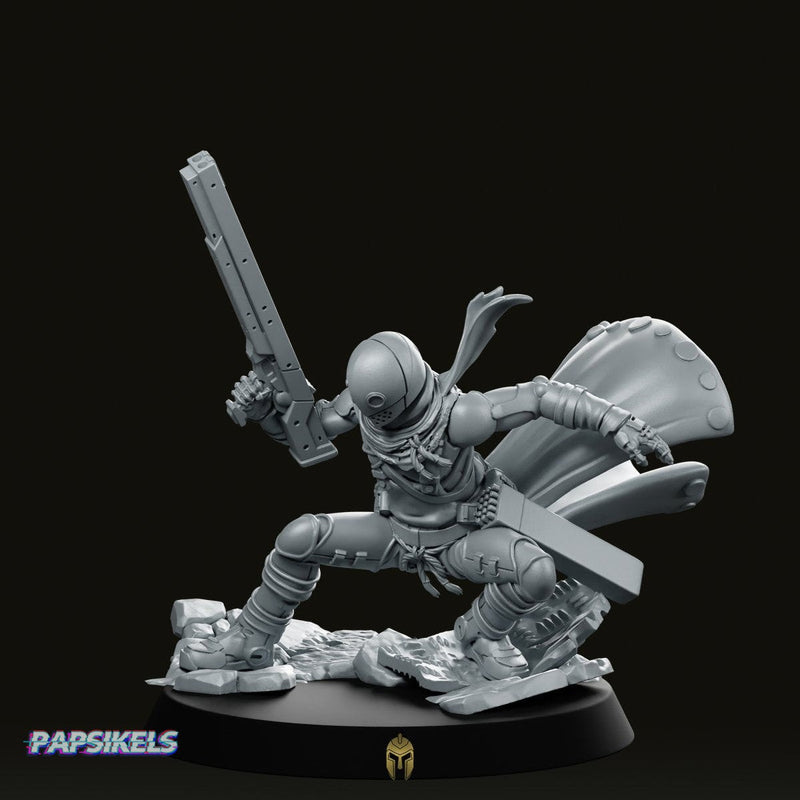 Electrofisher First Squad Unit 7 Miniature Cyberpunk Operative