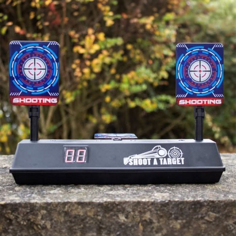 3 Target Electronic Shooting Game Auto Reset LCD Score Display