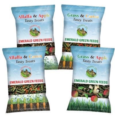 Emerald Green Grass & Apple Tasty Treats 230g - RSP £1.99