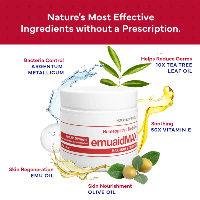 emuaid EMUAIDMAX Ointment - Maximum-Strength Itchy Skin Relief (0.5oz)