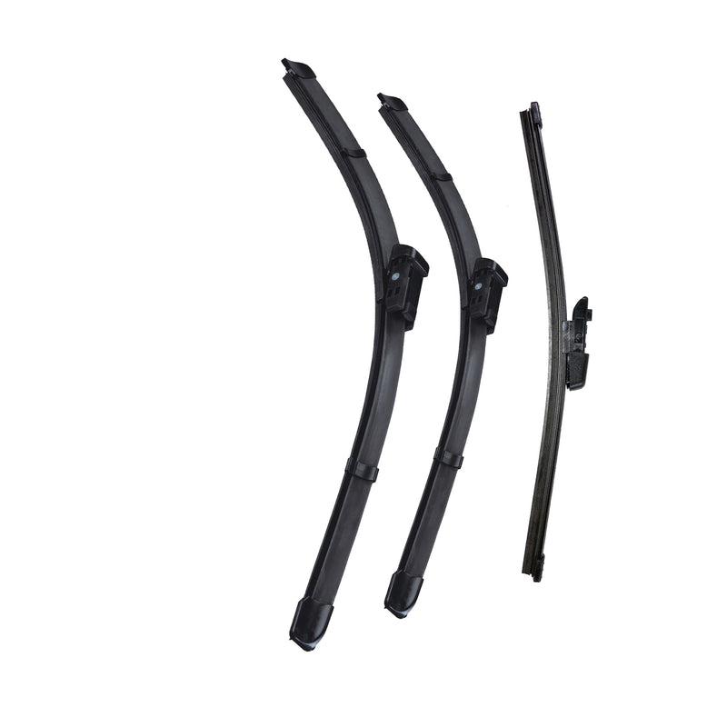 VW Polo MK6 Hatchback Oct 2017 onwards Front & Rear Wiper Blade Set