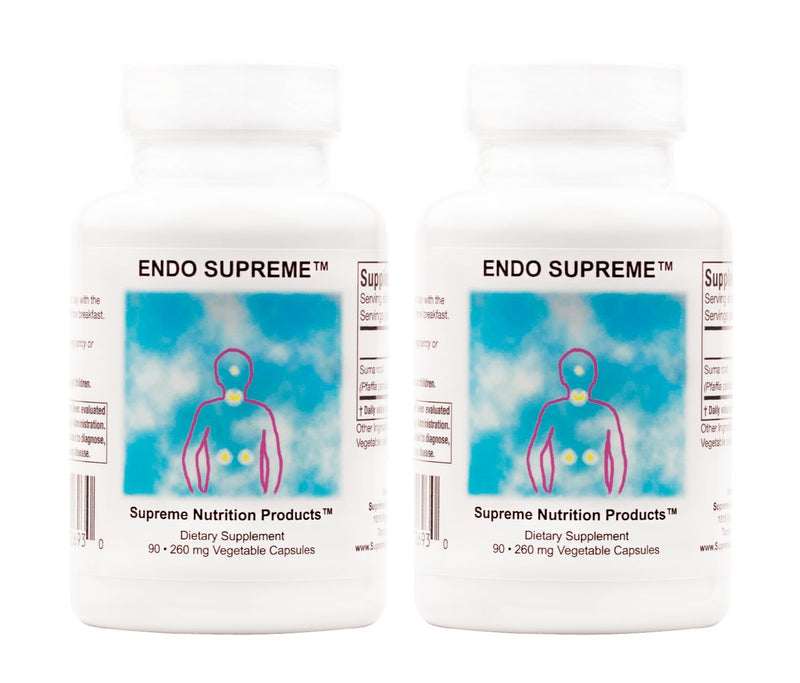 Endo Supreme by Supreme Nutrition - 90 Suma Root Vegetarian Capsules (Pack of 2)