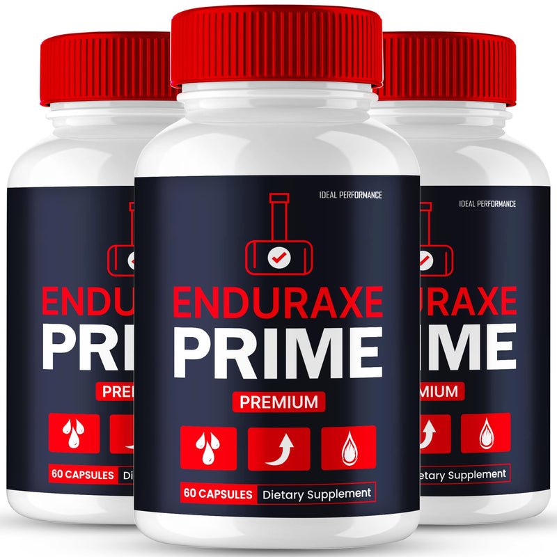 Enduraxe Prime Pills – Official Enduraxe Prime Supplement, Maximum Strength (3 Pack) | IDEAL PERFORMANCE