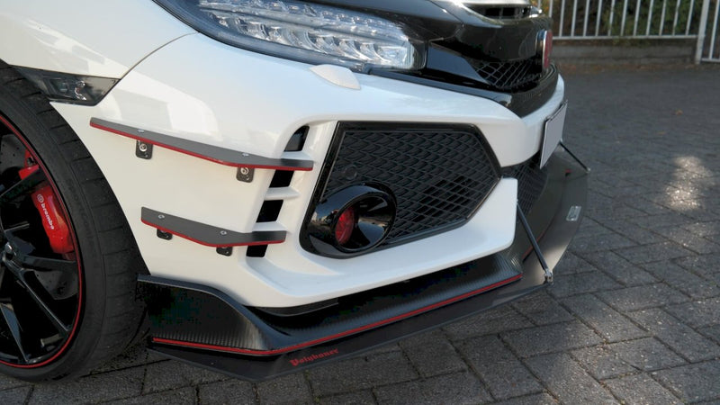 Maxton Design - FRONT CANARDS HONDA CIVIC MK10 TYPE-R (2017-2022)