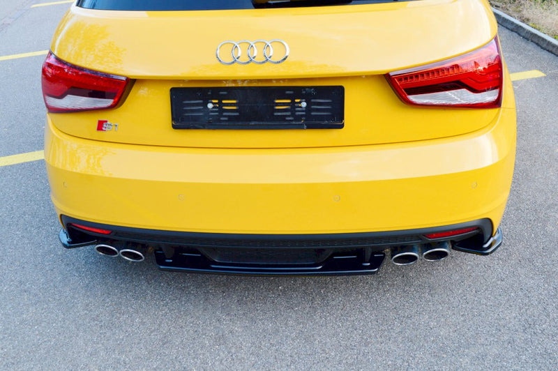 Maxton Design - REAR CENTRAL SPLITTER AUDI S1 MK1 (2014-2018)