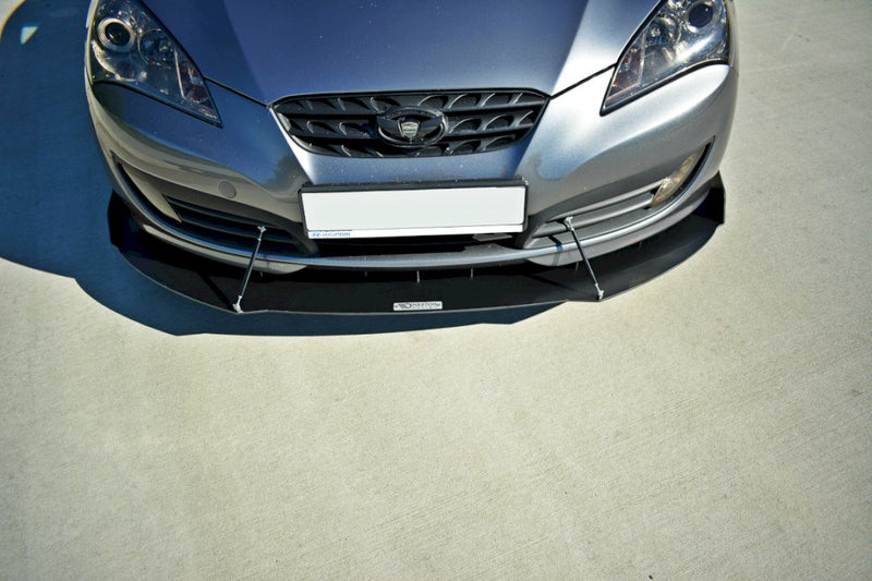 Maxton Design - FRONT RACING SPLITTER HYUNDAI GENESIS MK1 COUPE (2009-2012)