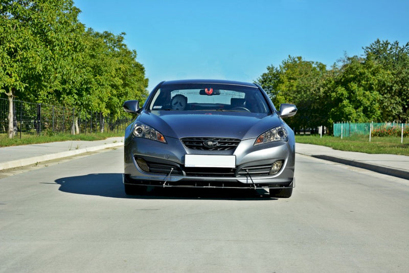 Maxton Design - FRONT RACING SPLITTER HYUNDAI GENESIS MK1 COUPE (2009-2012)