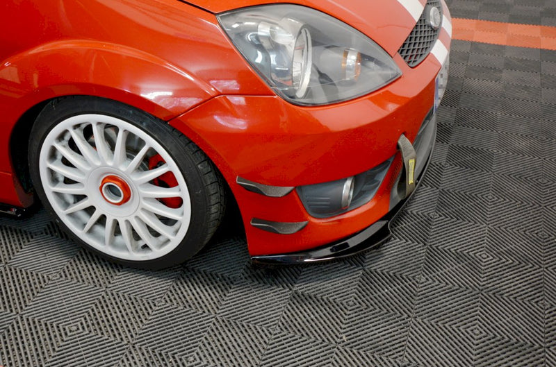 Maxton Design - FRONT SPLITTER V.1 FORD FIESTA MK 6 ST/ZETEC S (2004-2007)