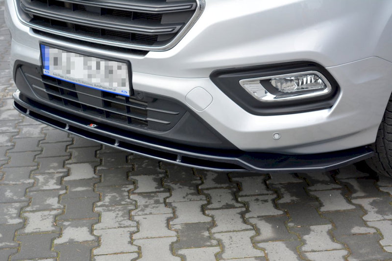 Maxton Design - FRONT SPLITTER FORD TRANSIT CUSTOM MK 1 FACELIFT (2018-2023)