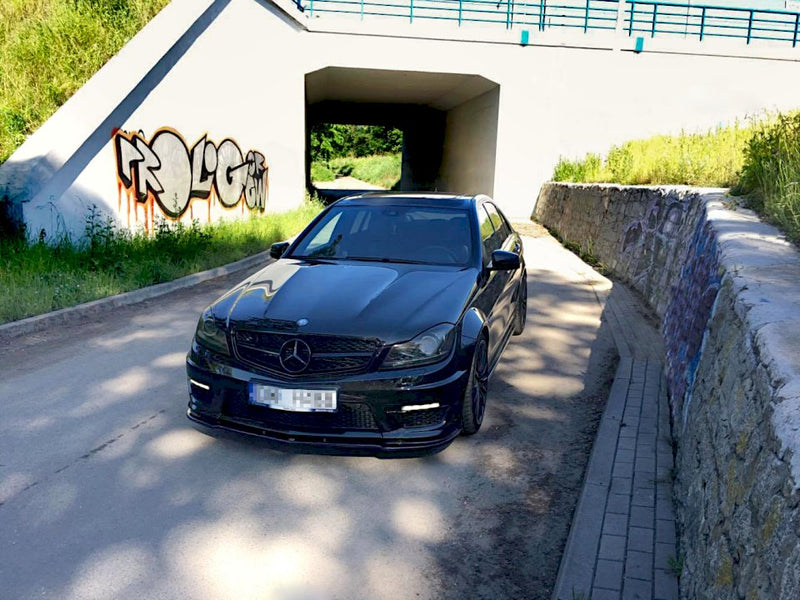 Maxton Design - FRONT SPLITTER MERCEDES C-CLASS W204/S204 C63 AMG FACELIFT (2011-2014)