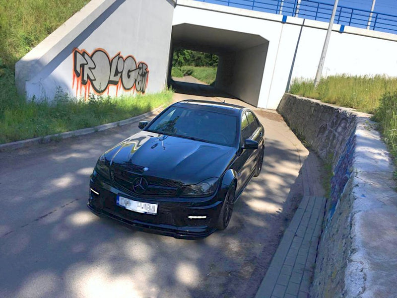 Maxton Design - FRONT SPLITTER MERCEDES C-CLASS W204/S204 C63 AMG FACELIFT (2011-2014)