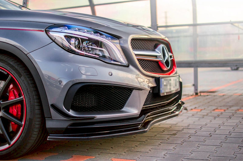 Maxton Design - FRONT SPLITTER MERCEDES-BENZ GLA 45 AMG SUV (X156) PRE-FACELIFT (2014-2017)