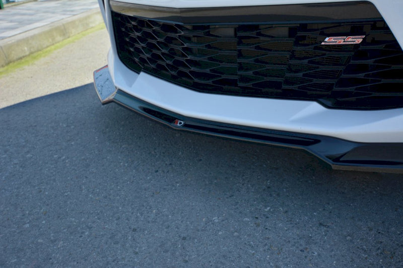 Maxton Design - FRONT SPLITTER V.1 CHEVROLET CAMARO 6TH-GEN. PHASE-I 2SS COUPE (2016-18)