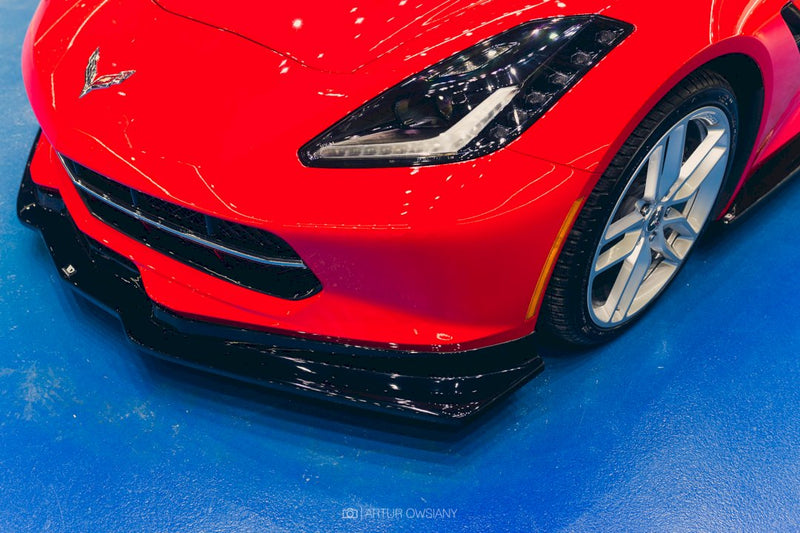 Maxton Design - FRONT SPLITTER V.1 CHEVROLET CORVETTE C7 (2013-19)