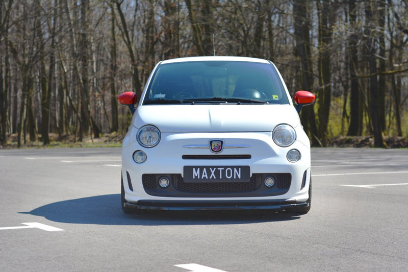 Maxton Design - FRONT SPLITTER V.2 FIAT 500 MK1 ABARTH (2008-2016)