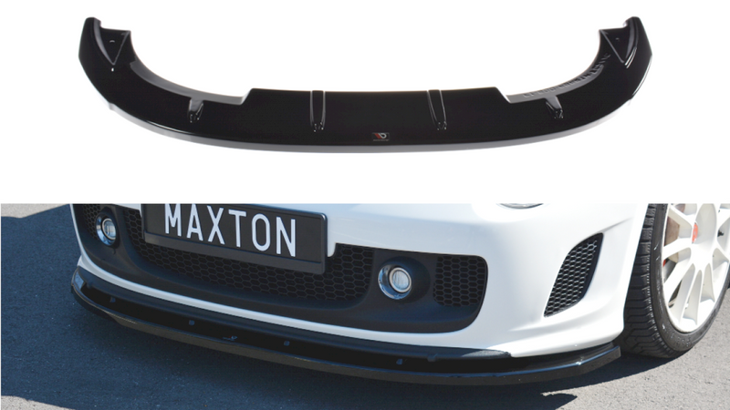 Maxton Design - FRONT SPLITTER V.2 FIAT 500 MK1 ABARTH (2008-2016)
