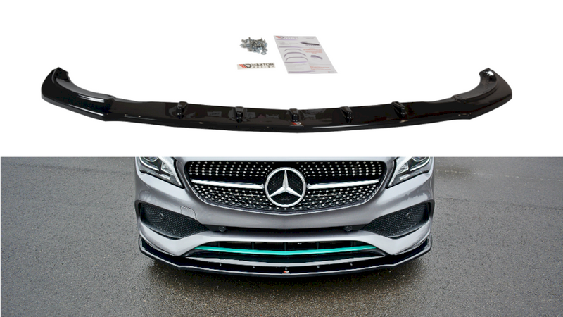 Maxton Design - FRONT SPLITTER V.1 MERCEDES-BENZ CLA C117 AMG-LINE FACELIFT (2017-UP)