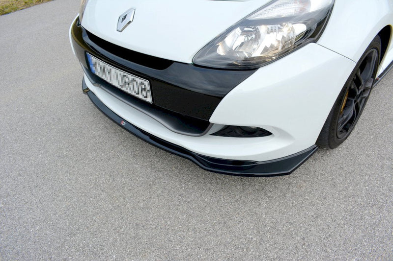 Maxton Design - FRONT SPLITTER V.1 RENAULT CLIO MK3 RS FACELIFT (2009-2012)