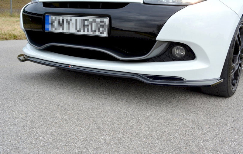Maxton Design - FRONT SPLITTER V.1 RENAULT CLIO MK3 RS FACELIFT (2009-2012)