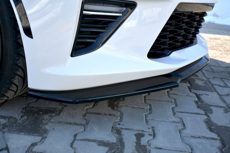 Maxton Design - FRONT SPLITTER V.2 CHEVROLET CAMARO 6TH-GEN. PHASE-I 2SS COUPE (2016-18)