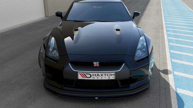 Maxton Design - FRONT SPLITTER V.2 NISSAN GT-R PRE-FACELIFT COUPE (R35-SERIES) (2007-2010)