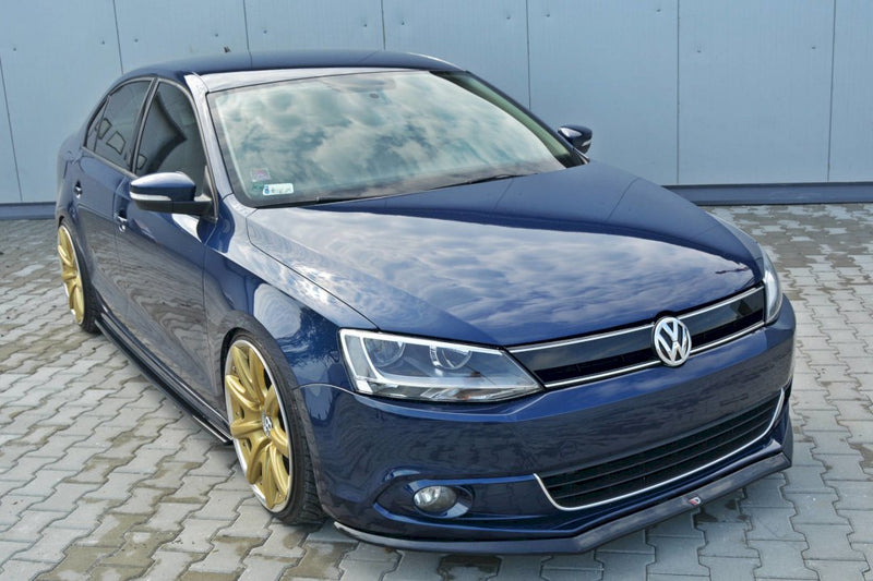Maxton Design - FRONT SPLITTER V.2 VW JETTA MK6 SEDAN PRE-FACELIFT (2011-2014)
