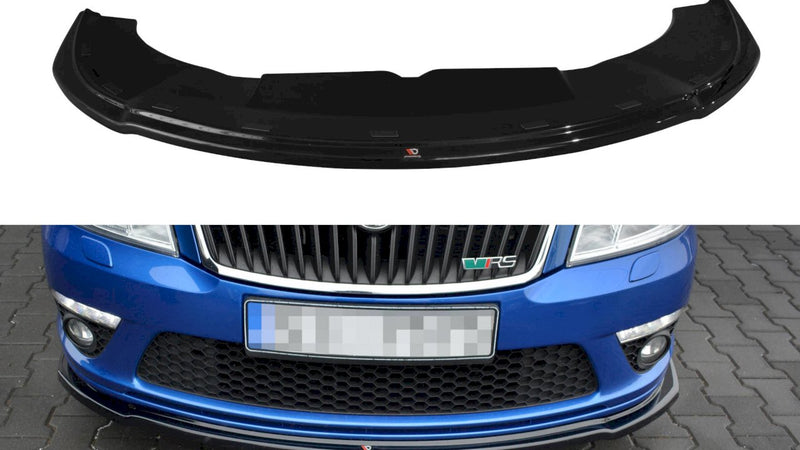 Maxton Design - FRONT SPLITTER V.2 SKODA OCTAVIA MK2 VRS FACELIFT (2008-2013)