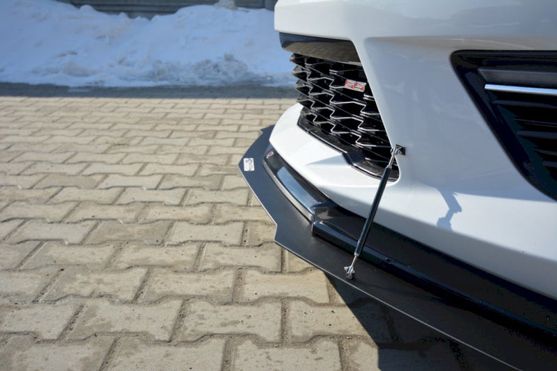 Maxton Design - HYBRID FRONT SPLITTER CHEVROLET CAMARO 6TH-GEN. PHASE-I 2SS COUPE (2016-18)