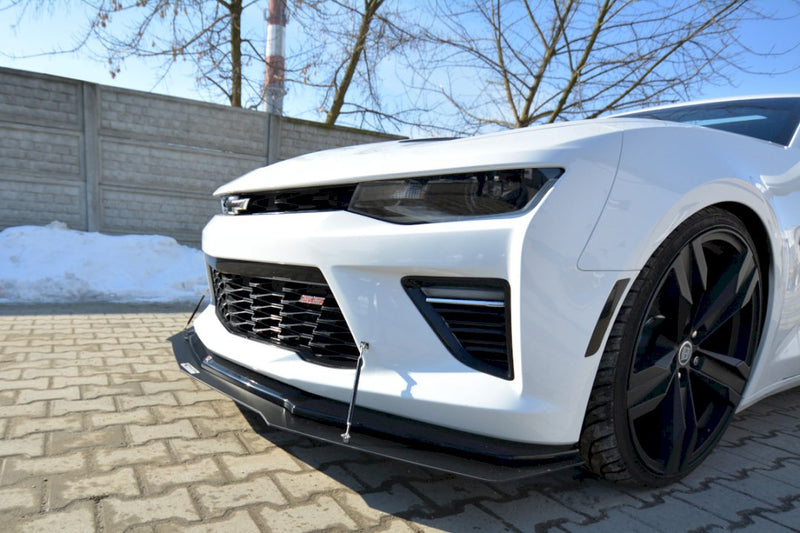Maxton Design - HYBRID FRONT SPLITTER CHEVROLET CAMARO 6TH-GEN. PHASE-I 2SS COUPE (2016-18)