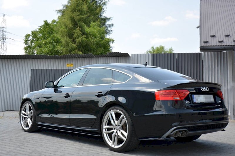 Maxton Design - REAR SIDE SPLITTERS AUDI A5 SPORTBACK S-LINE MK1 FACELIFT (8T) (2011-2016)