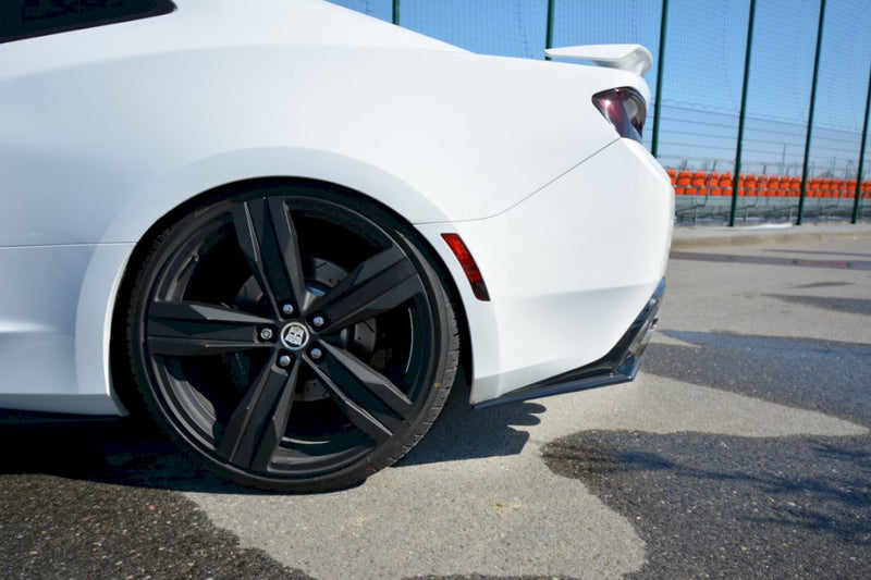Maxton Design - REAR SIDE SPLITTERS CHEVROLET CAMARO 6TH-GEN. PHASE-I 2SS COUPE (2016-18)