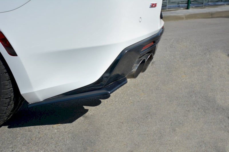 Maxton Design - REAR SIDE SPLITTERS CHEVROLET CAMARO 6TH-GEN. PHASE-I 2SS COUPE (2016-18)