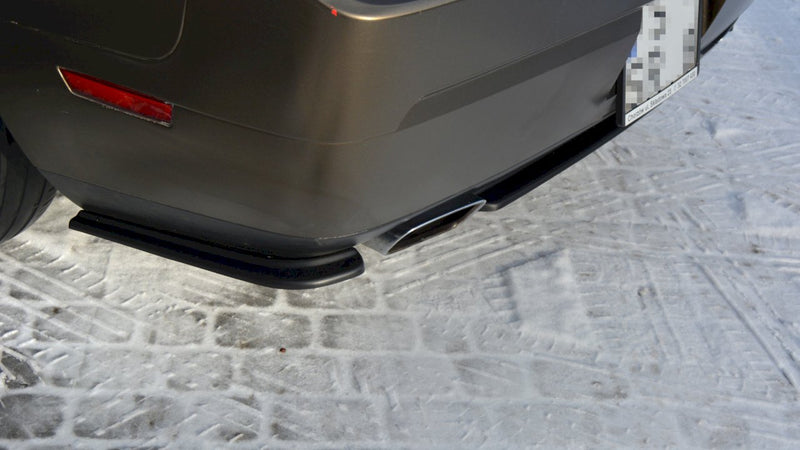 Maxton Design - REAR SIDE SPLITTERS DODGE CHALLENGER MK3 PHASE-1 SRT8 COUPE (2008-14)