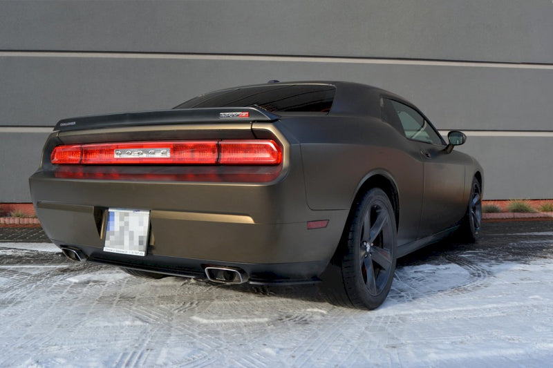 Maxton Design - REAR SIDE SPLITTERS DODGE CHALLENGER MK3 PHASE-1 SRT8 COUPE (2008-14)