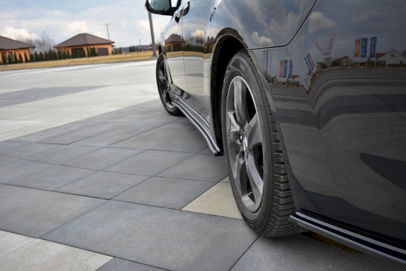 Maxton Design - REAR SIDE SPLITTERS HONDA ACCORD MK8 (CU-SERIES) PRE-FACELIFT SEDAN (2008-2011)