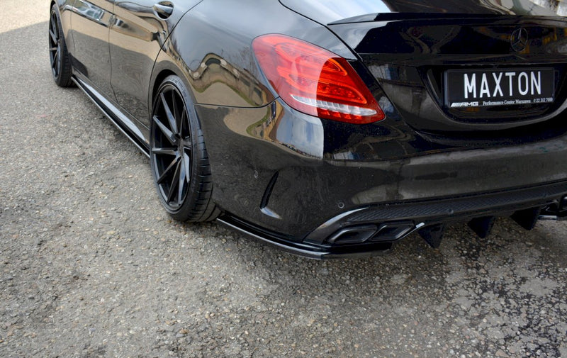 Maxton Design - REAR SIDE SPLITTERS MERCEDES C43 AMG W205 (2018-UP)