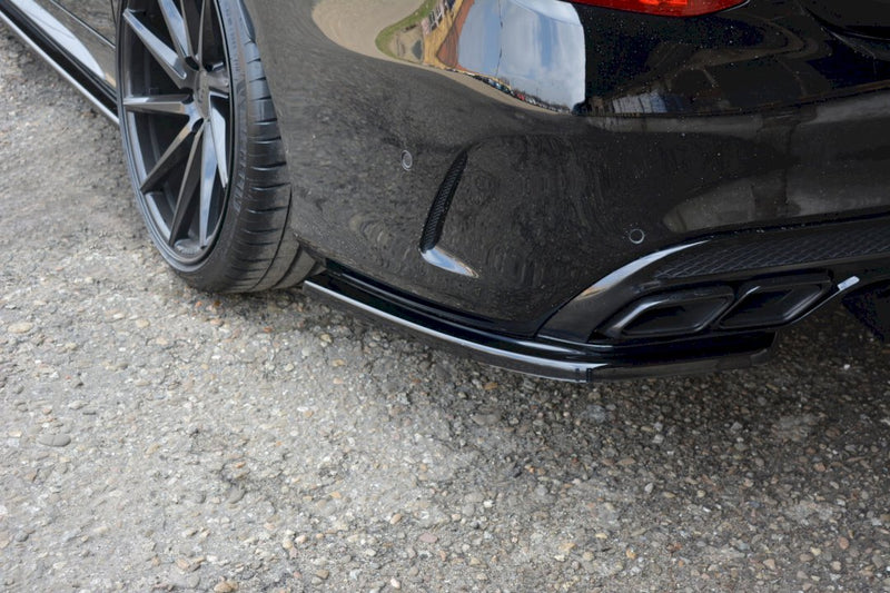 Maxton Design - REAR SIDE SPLITTERS MERCEDES C43 AMG W205 (2018-UP)