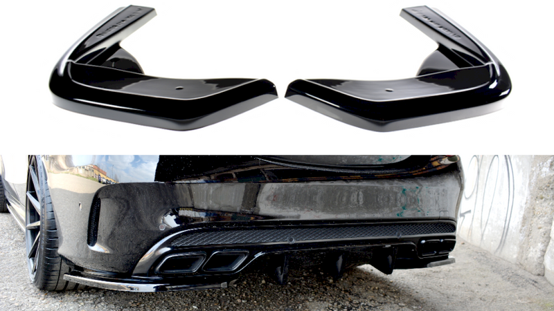 Maxton Design - REAR SIDE SPLITTERS MERCEDES C43 AMG W205 (2018-UP)
